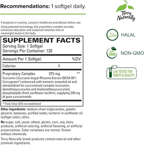 CuraMed 375 MG 120 Softgels