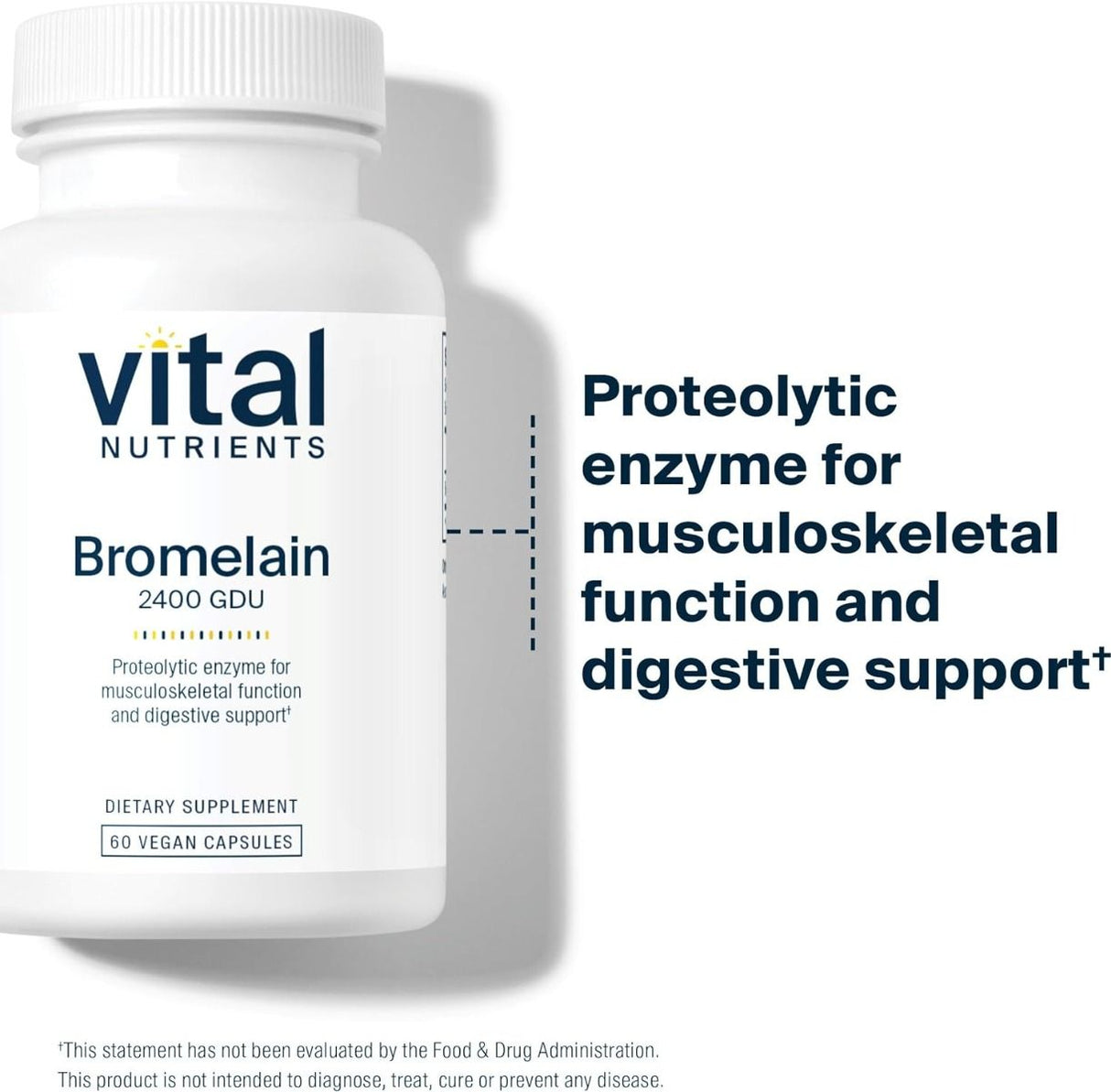 Bromelain 375 MG 60Capsules