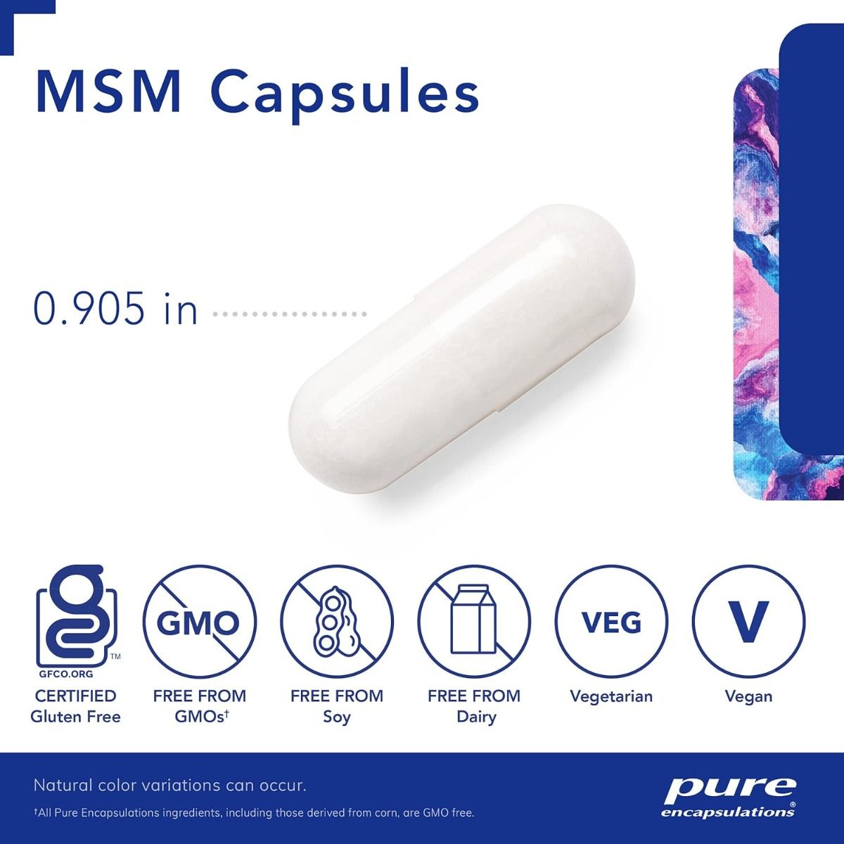 MSM Capsules 850 MG 360 Veggie Caps