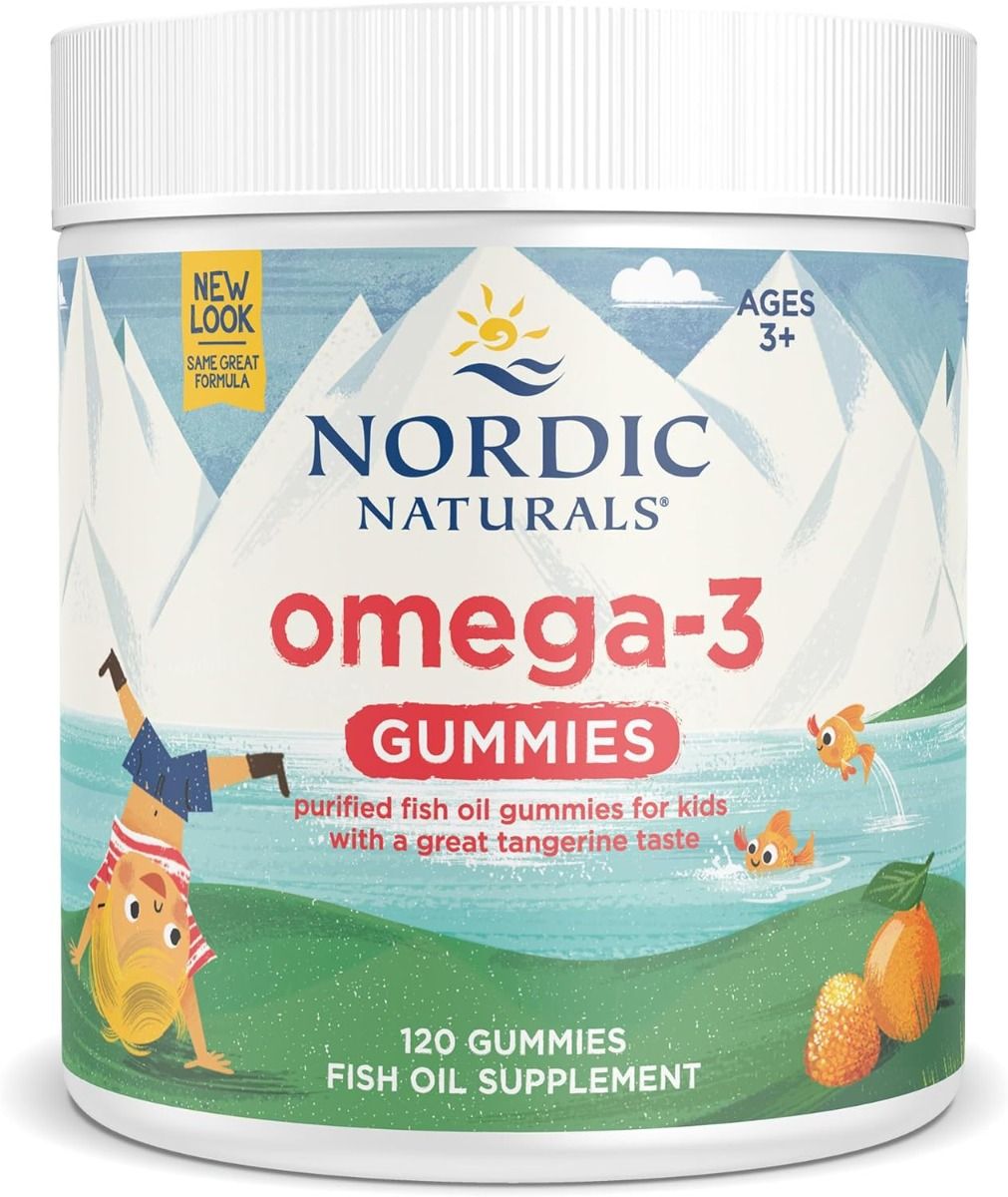 Nordic Omega-3 Gummies 120 Gummies Tangerine