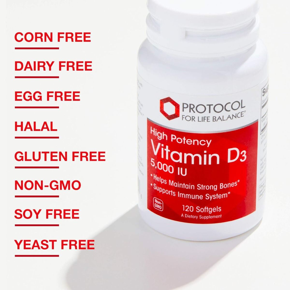 Vitamin D3 5000 IU 120 Softgels