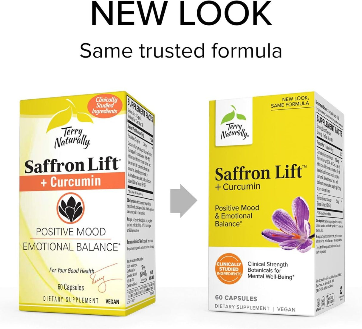 Saffron Lift + Curcumin 60 Capsules