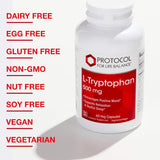 L-Tryptophan 500 MG 60 Vegan Capsules