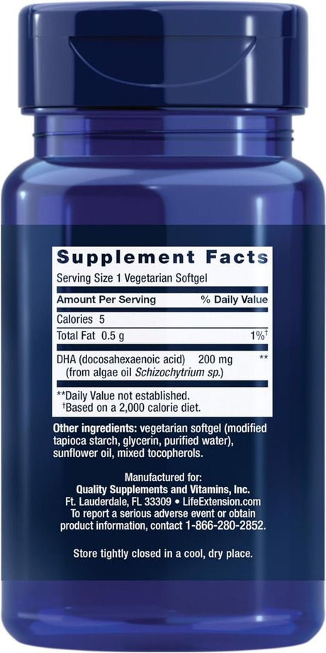 Vegetarian DHA 30 Softgels