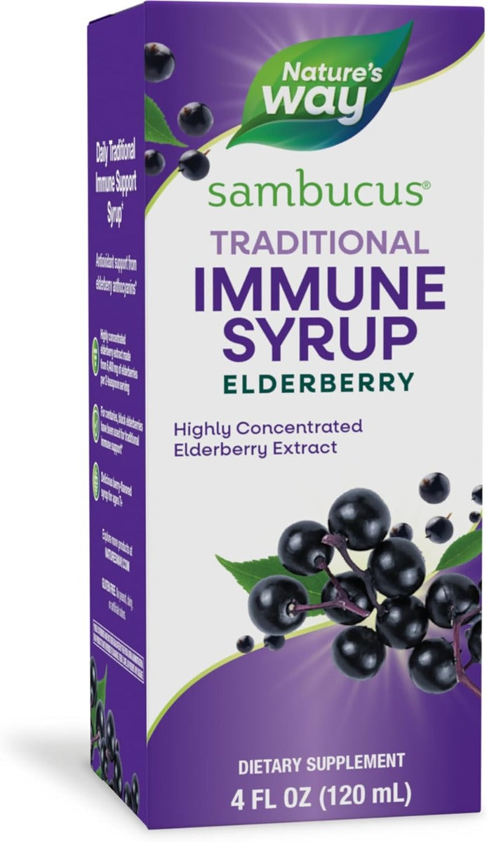 Natures Way, Sambucus Original Syrup - 4 fl oz