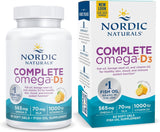 Complete Omega-D3 1000 Mg 60 Softgels Lemon