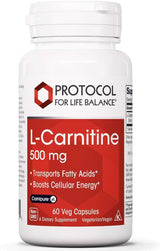 L-Carnitine 500 MG 60 Vegan Capsules