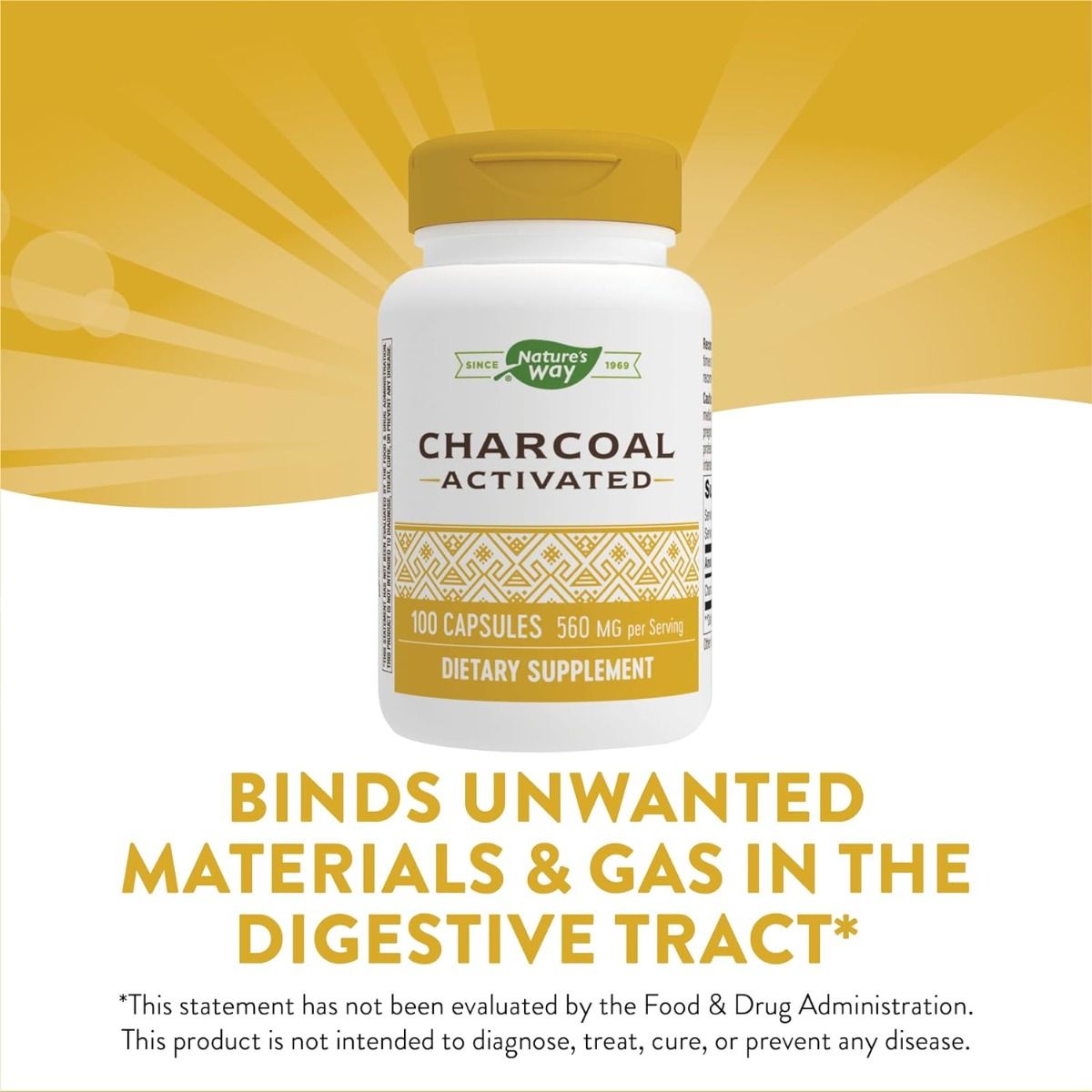 Charcoal Activated 100Capsules