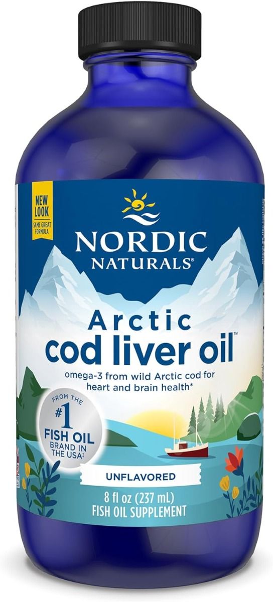 Arctic Cod Liver Oil 8 Oz Liquid Unflavored