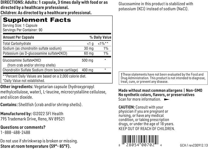 Glucosamine/Chondroitin 90 Capsules