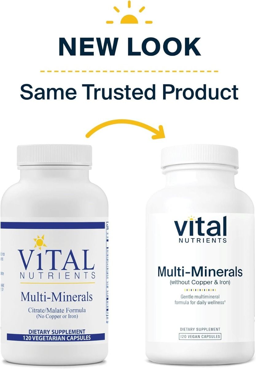 Multi-Minerals (without Copper and Iron) 120 Capsules