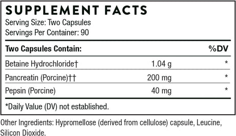 Multi Enzyme (formerly B.P.P.) 180 Veggie Caps