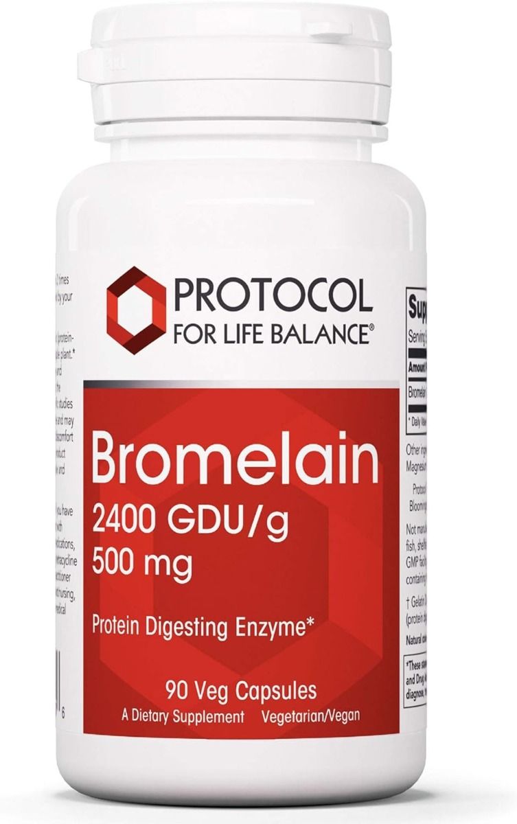 Bromelain 2400 GDU/G 500 MG 90 Vegan Capsules