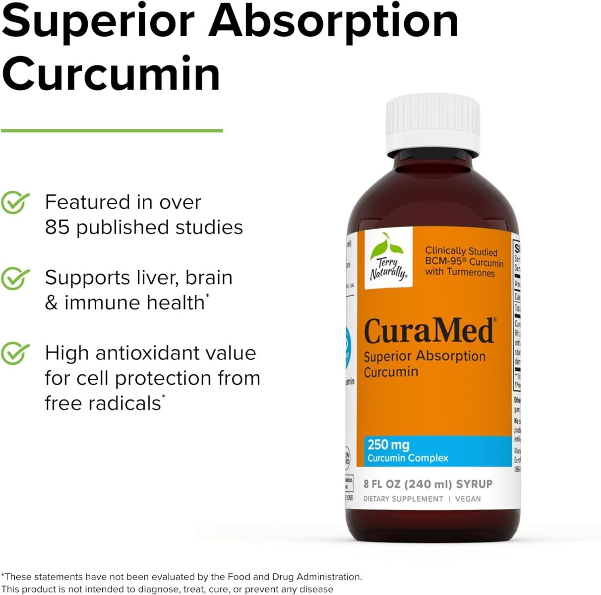 Curamed Syrup 250 Mg 8 Oz. Syrup