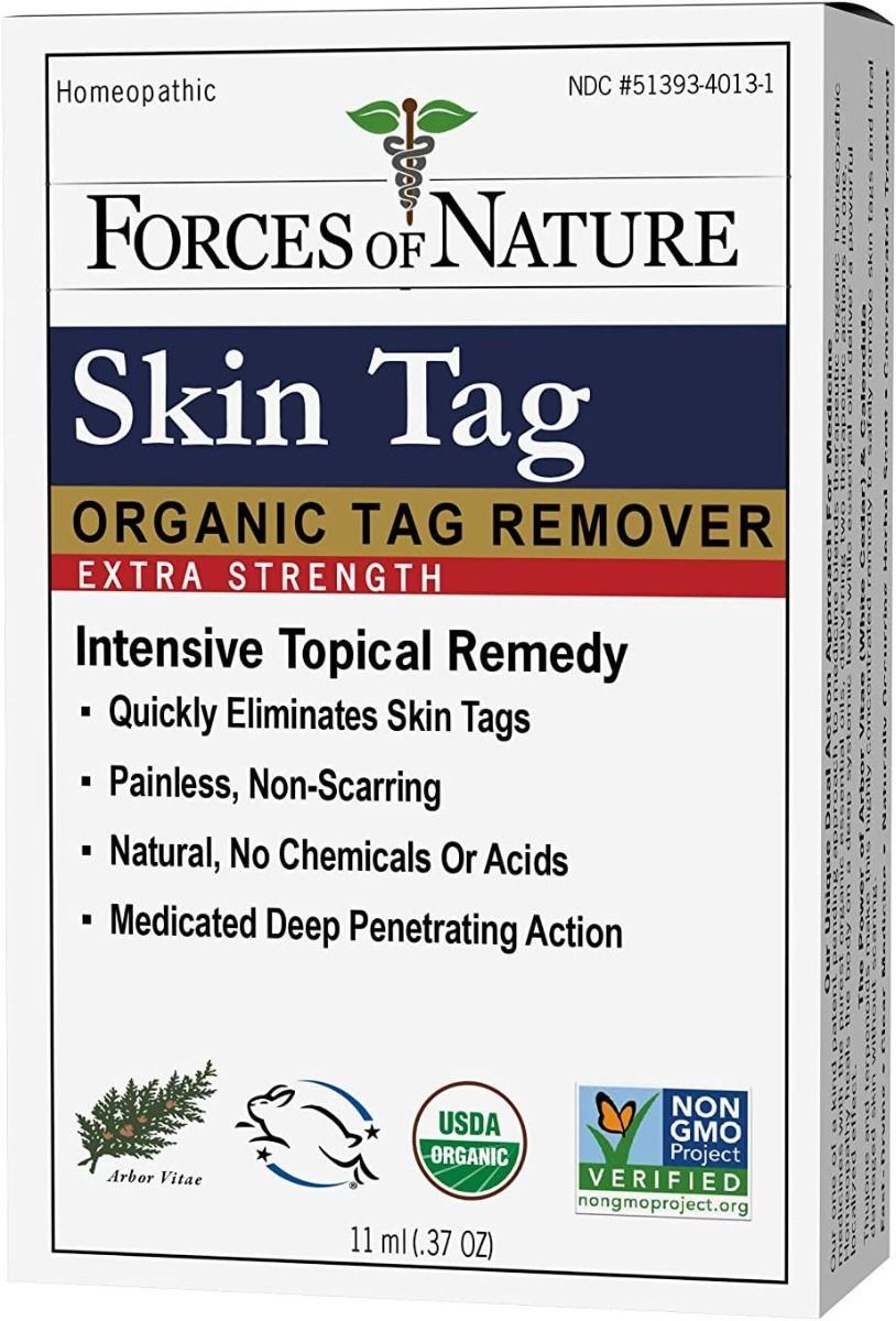 Forces of Nature Skin Tag Control - Certified Organic - Extra Strength - 11 ml
