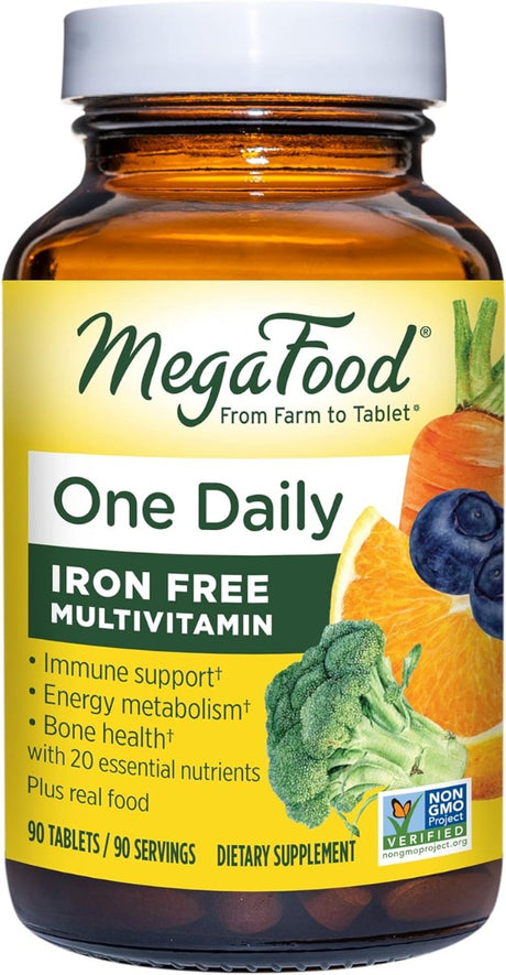 Megafood, Iron Free One Daily 90 Tablets