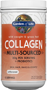 Wild Caught & Grass Fed Collagen 9.52 Oz (270g) Powder Unflavored