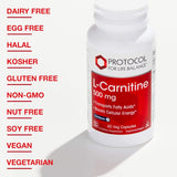 L-Carnitine 500 MG 60 Vegan Capsules