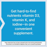 Vitamins D and K with Sea-Iodine 60 Capsules