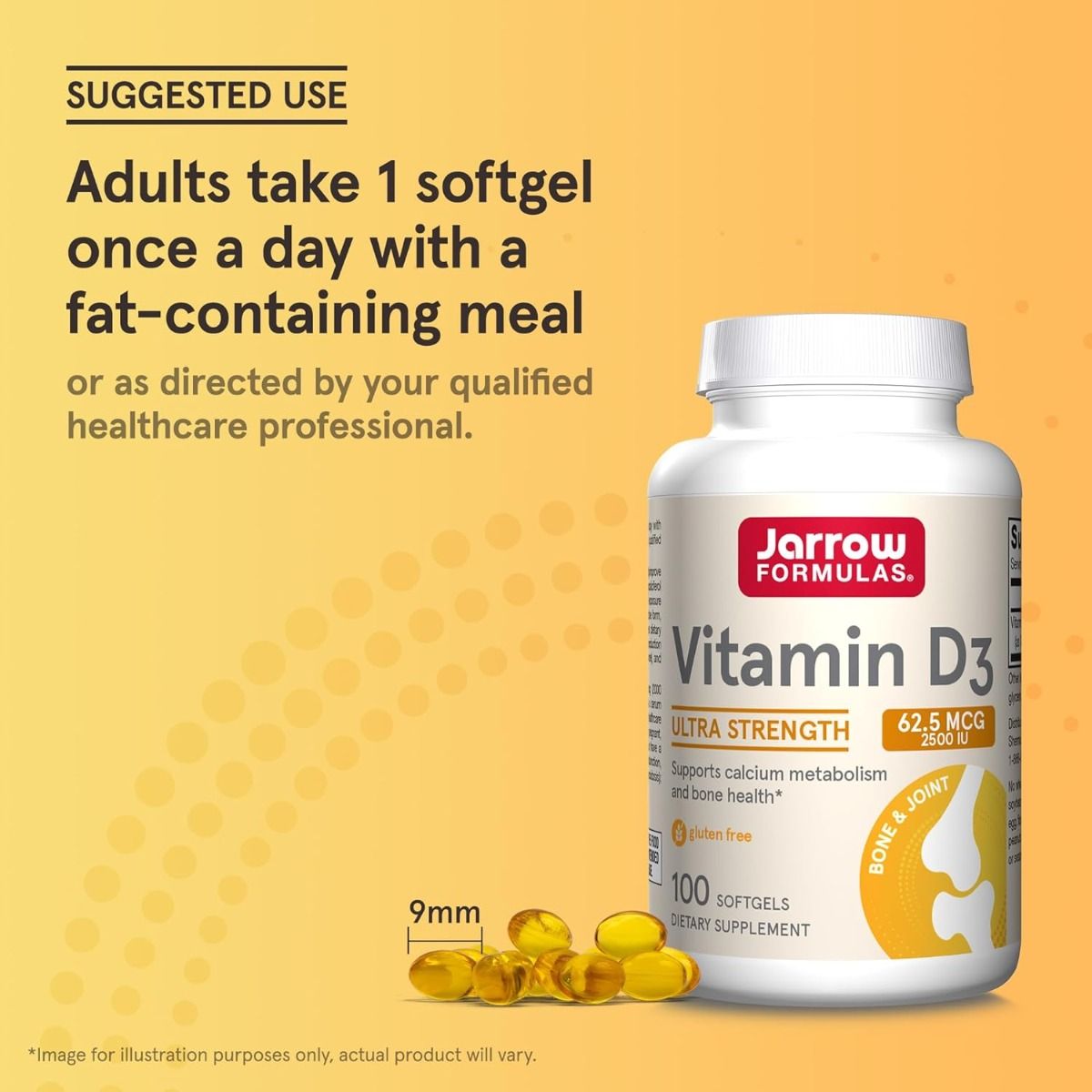 Vitamin D3 2500 IU 100 Softgels