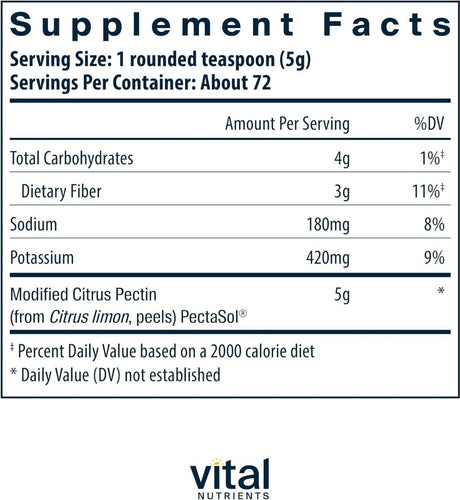 Modified Citrus Pectin 360 G Powder