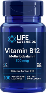 Vitamin B12 Methylcobalamin 500 MCG 100 Lozenges