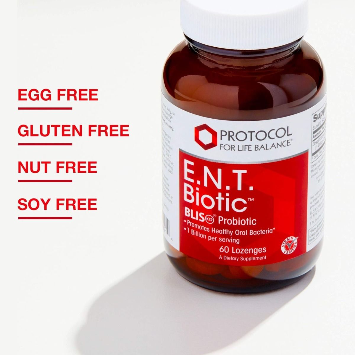 E.N.T. Biotic BLIS K12 probiotic 60loz (F)