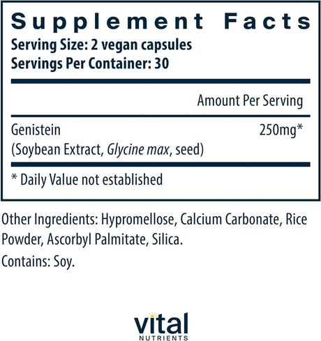 Genistein 125 MCG 60 Capsules