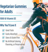 Vitamin D3 Gummies 1000 IU Gummies Wild Berry