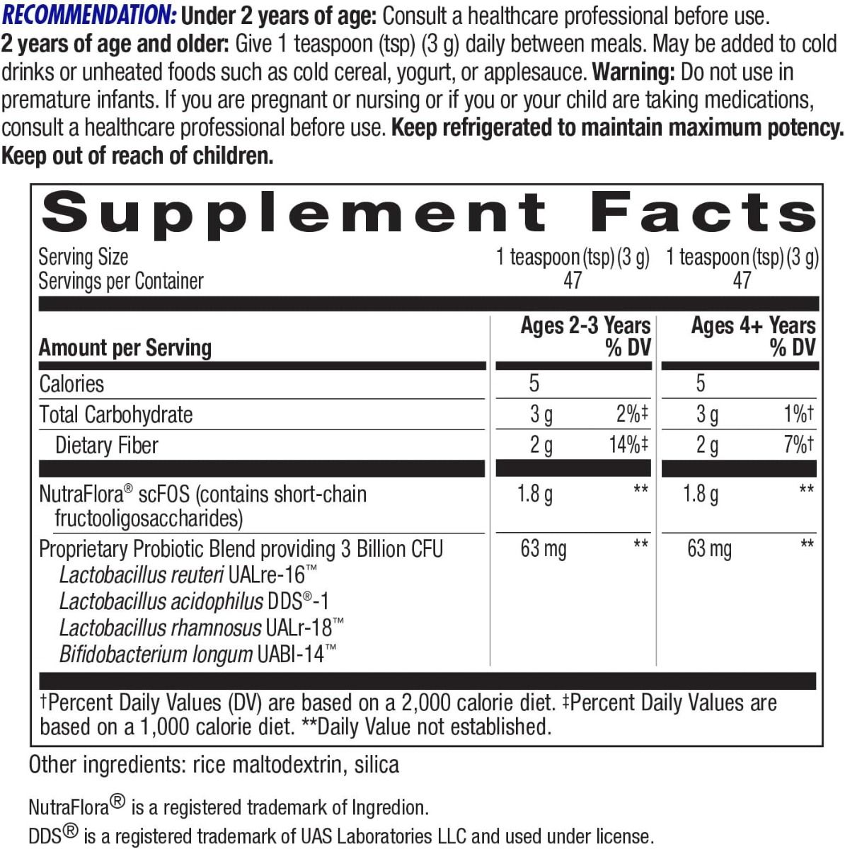 Primadophilus Reuteri 5 OZPowder