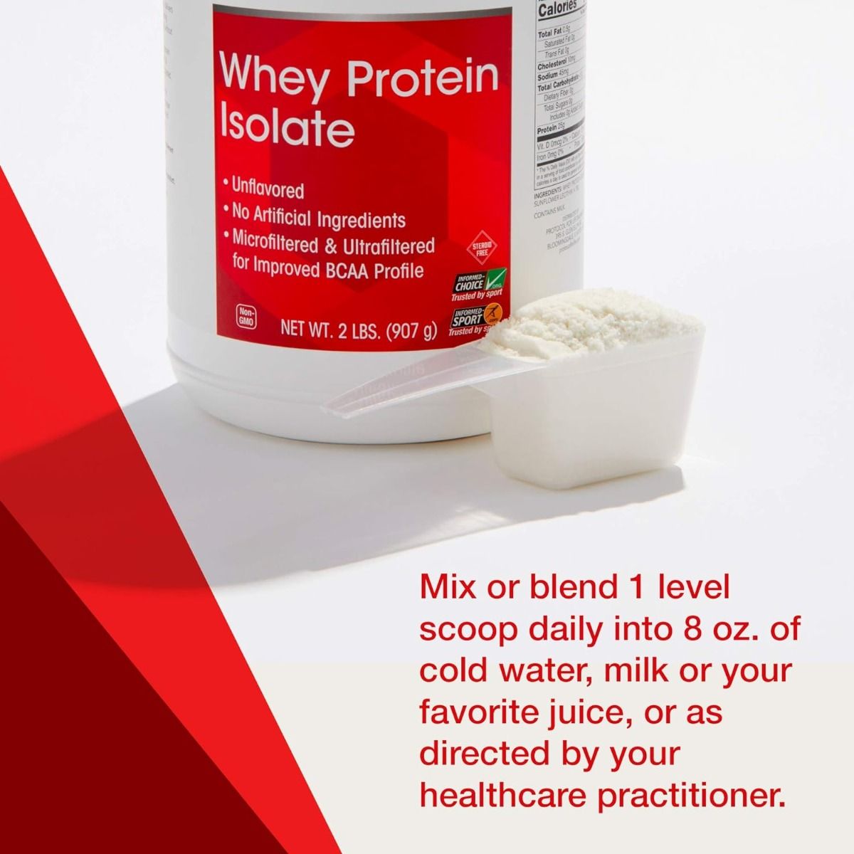 Whey Protein Isolate Pure 2lbs