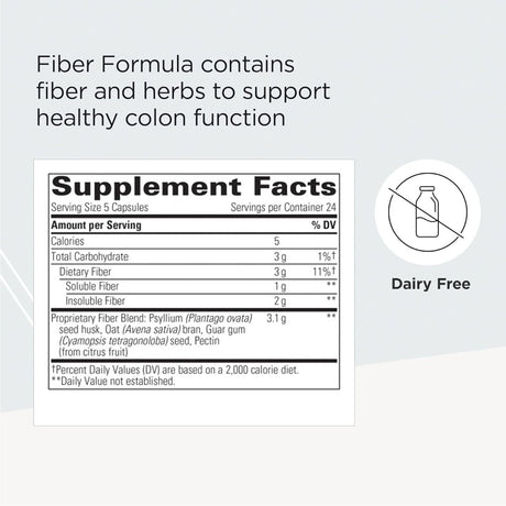 Fiber Formula 120 Veggie Caps