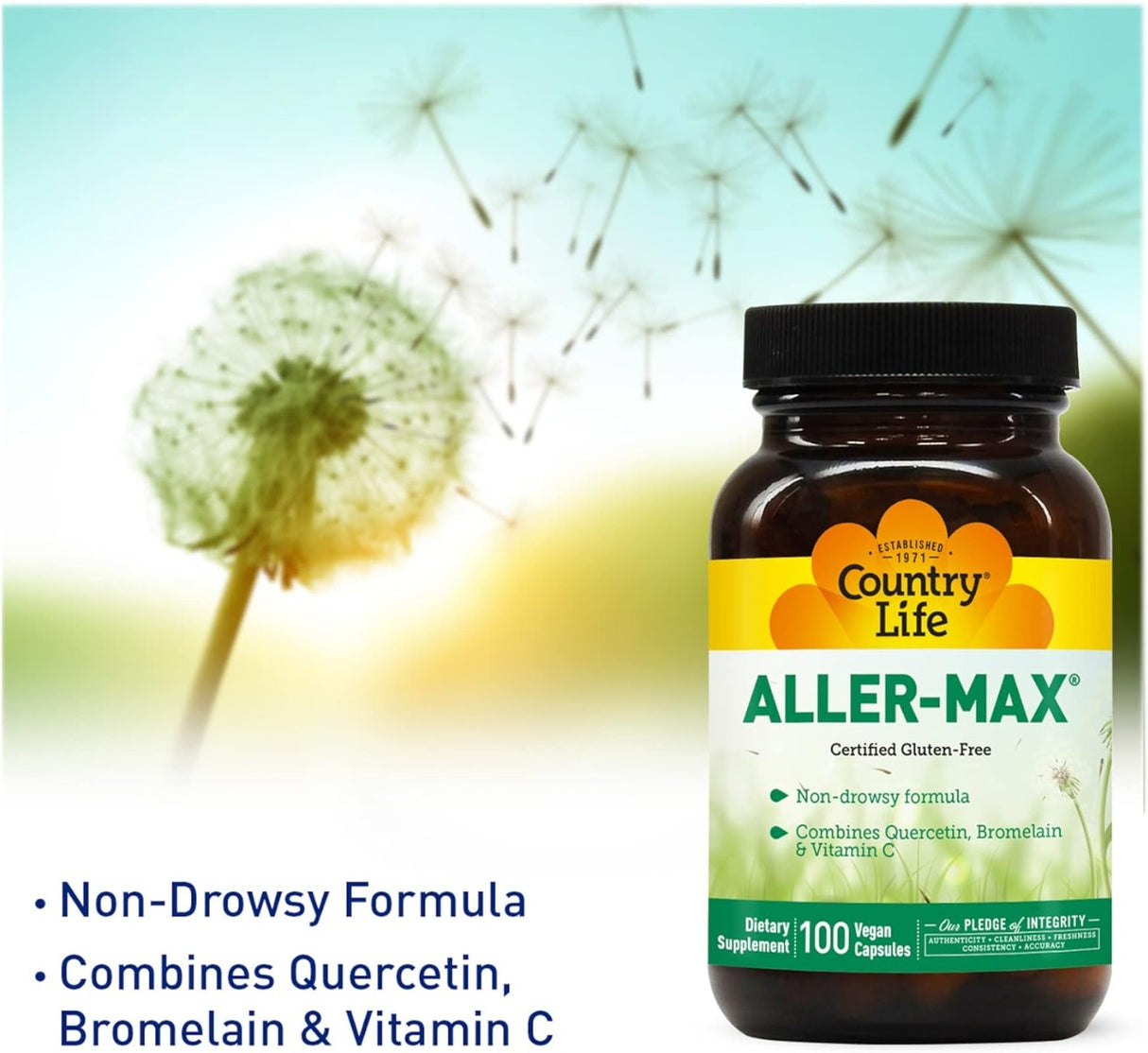 Aller-Max With Quercitin & NAC 100 Vegan Capsules