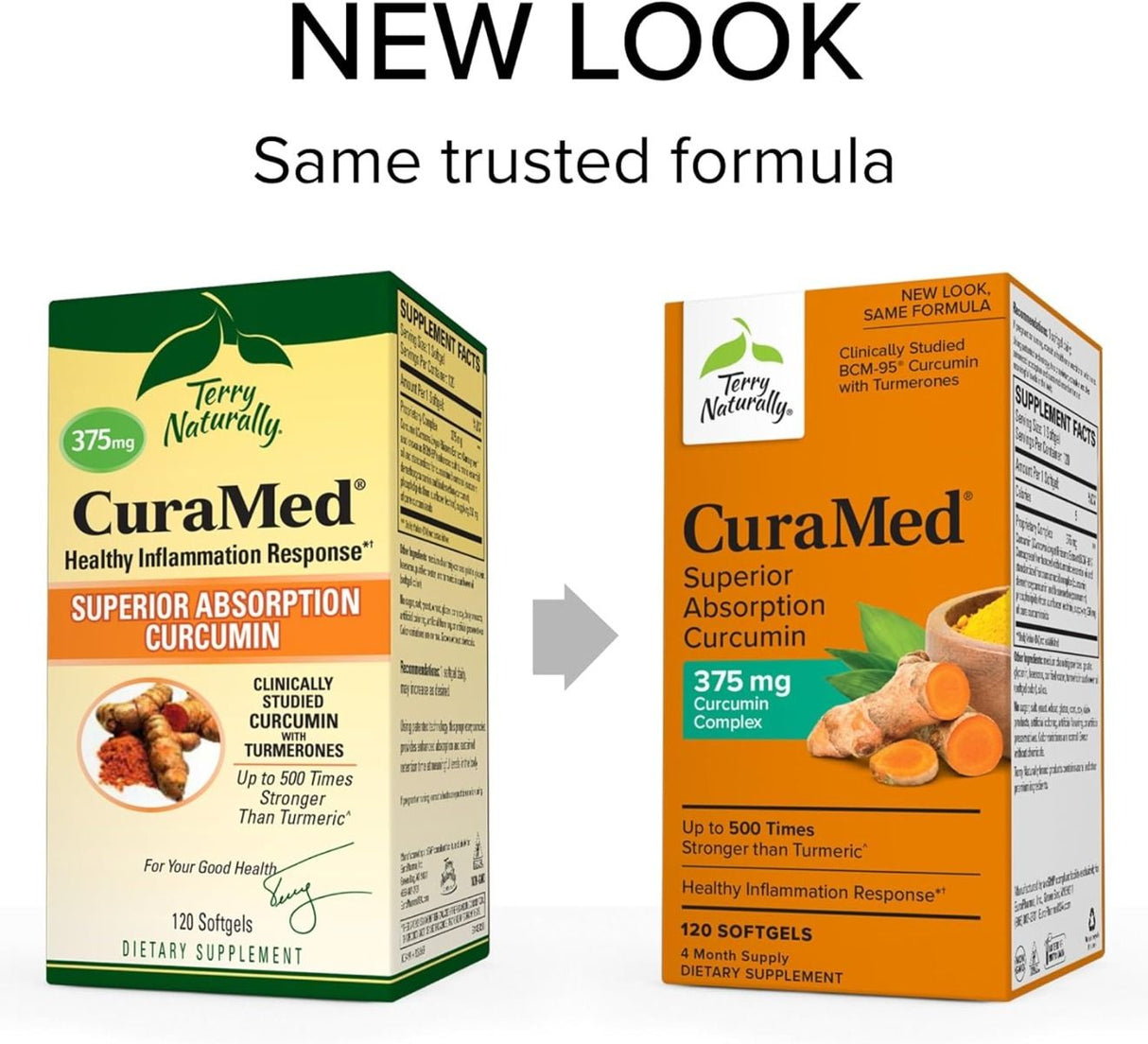 CuraMed 375 MG 120 Softgels