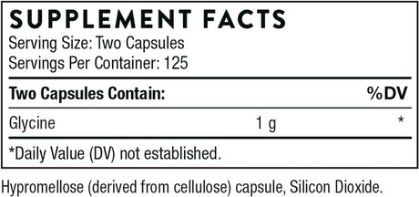 Glycine 250 Veggie Caps