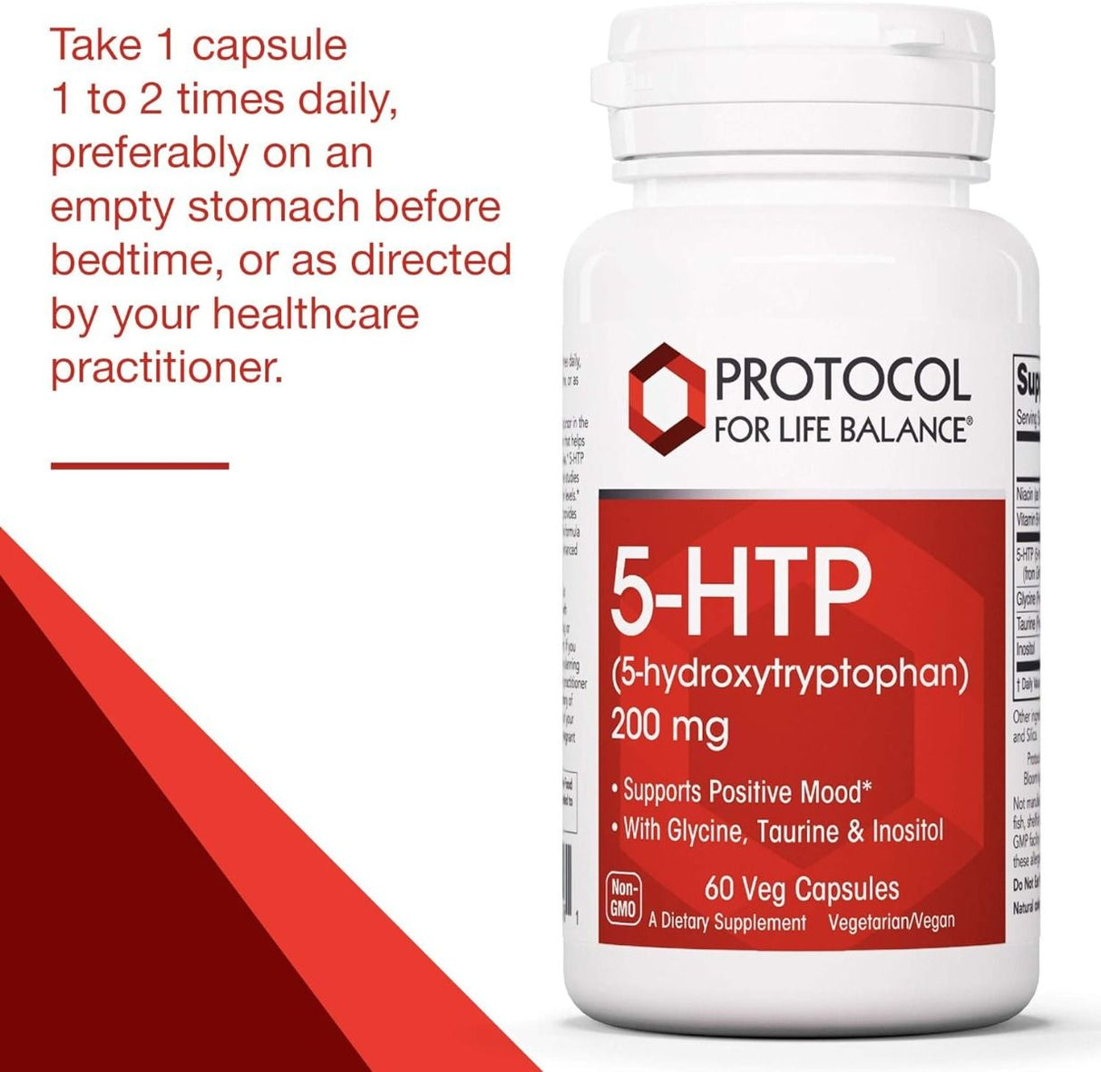 5-HTP 200 MG 60 Vegan Capsules