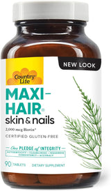 Country Life, Maxi-Hair Maximized 90 Tablets