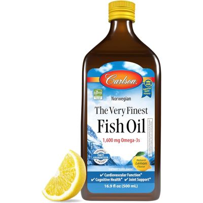 Very Finest Fish Oil Omega-3 - DHA & EPA 16.9 oz Liquid Lemon