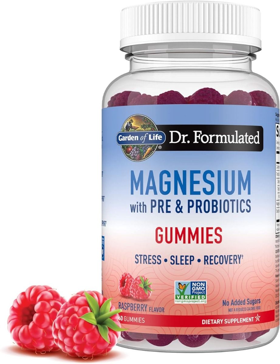 Dr. Formulated Magnesium with Pre & Probiotics 60 Gummies Raspberry