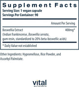 Boswellia Extract 400 MG 90 Veggie Caps