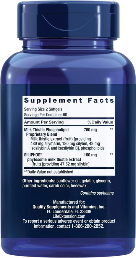 Advanced Milk Thistle 120 Softgels