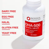 DHA-500 (500 DHA/250 EPA) 120 Softgels