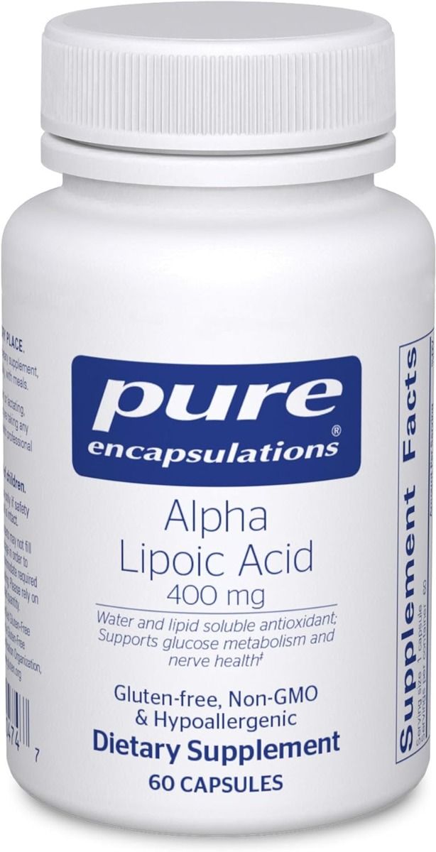 Alpha Lipoic Acid 400 Mg 60 Veggie Caps