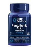 Pantothenic Acid (Vitamin B5) 500 MG 100 Veggie Caps