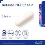 Betaine HCL Pepsin 250 Veggie Capsa