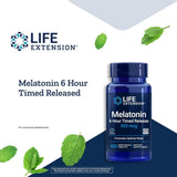 Melatonin 6 Hour Timed Release 300 MCG 100 Veg Tablets