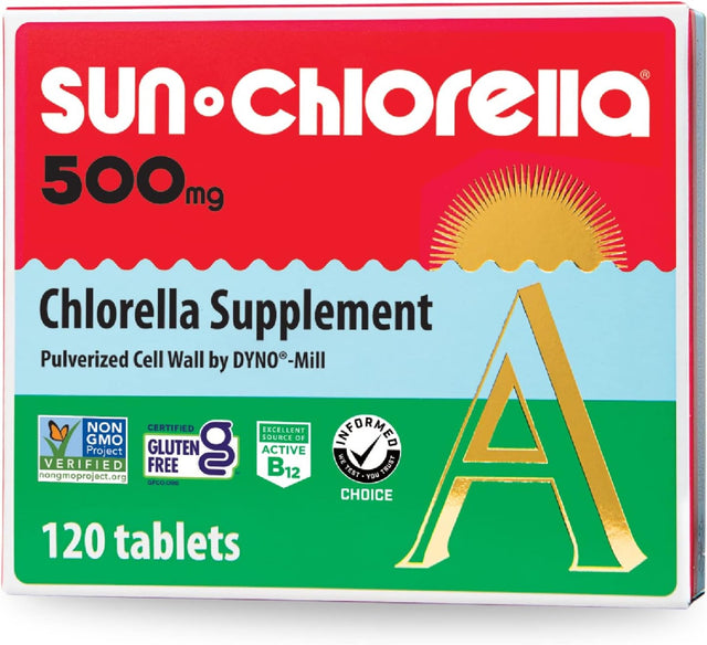 Sun Chlorella, A Tablets - 500 mg - 120 Tablets