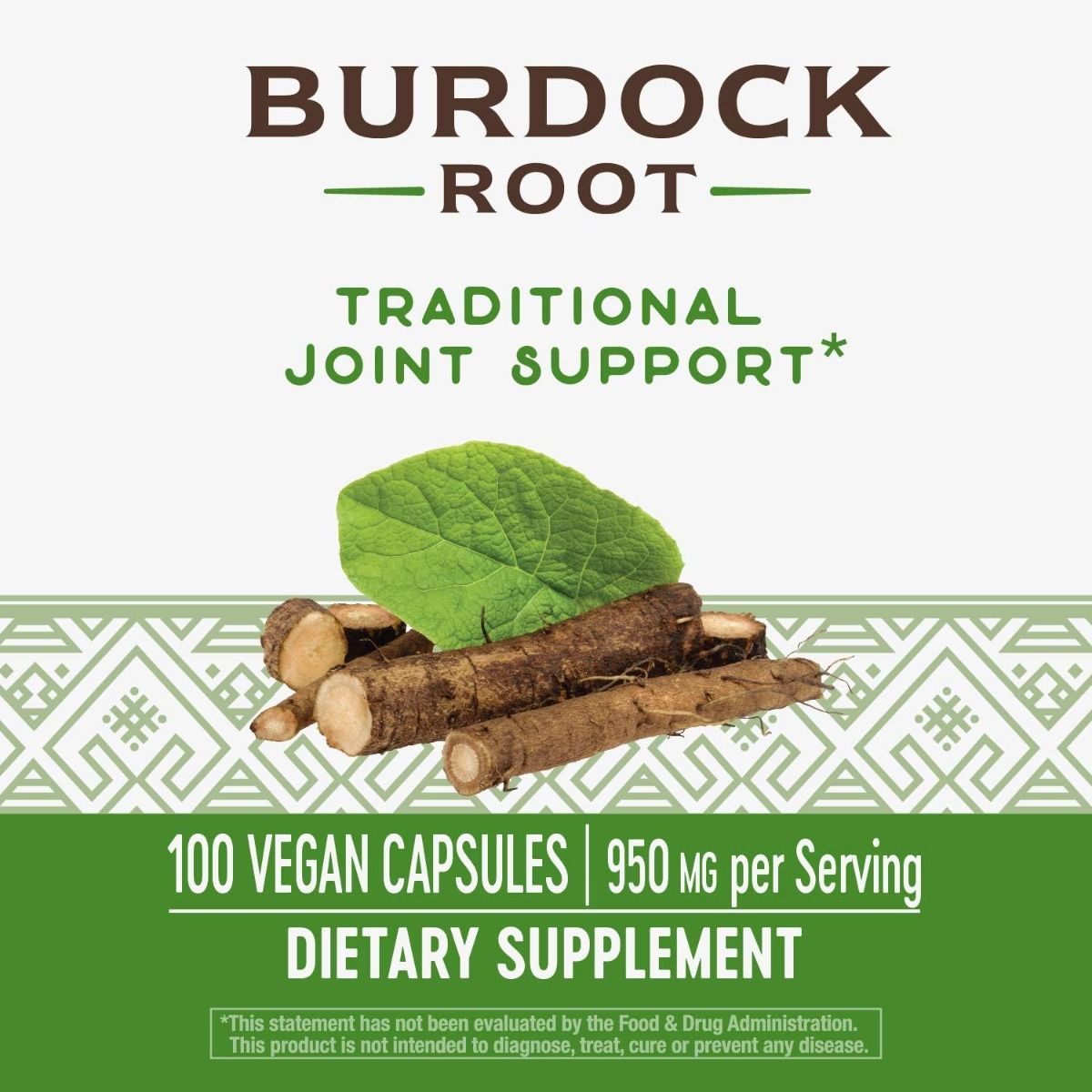 Burdock Root 100 Capsules