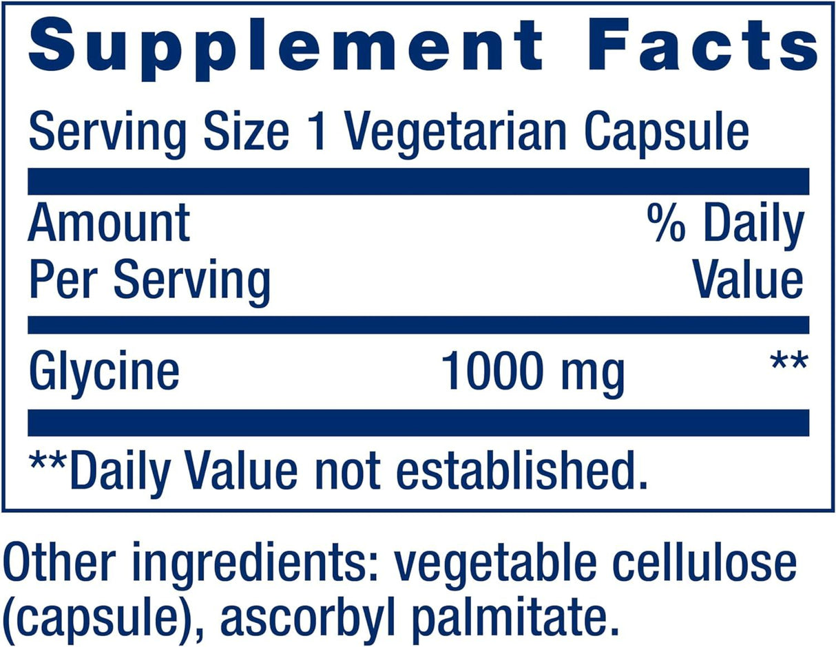 Glycine 1000 MG 100 Veggie Caps