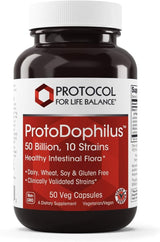 ProtoDophilus 50 Billion, 10 Strains (F) 50 Vegan Capsules